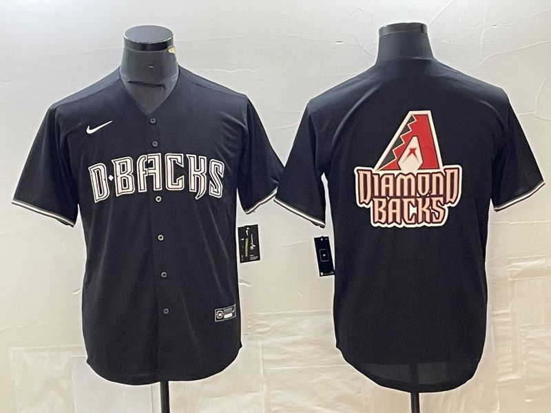 Men Arizona Diamondback Blank Black Game Nike 2023 MLB Jersey style 8->arizona diamondback->MLB Jersey